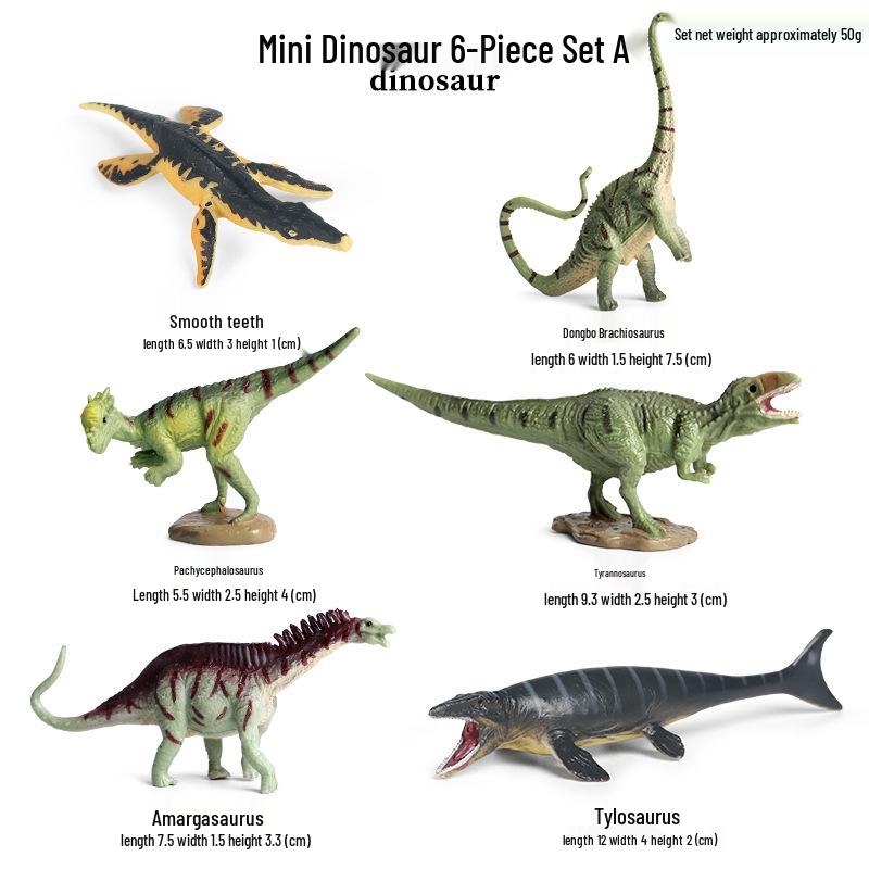 Jurassic Simulation Dinosaur Toys: Spinosaurus, Tyrannosaurus Rex, Mosasaurus
