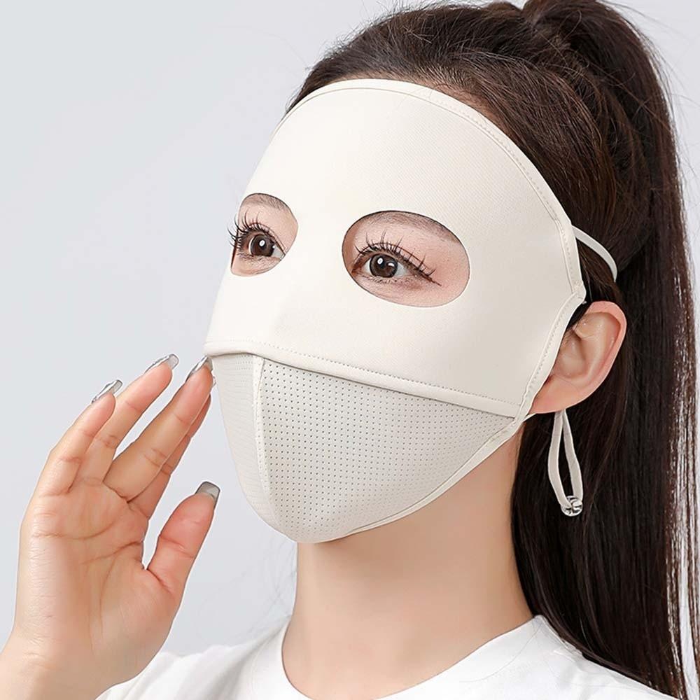 Traceless Sunscreen Mask Breathable Face Sun Protection Face-Framing UV Protection Mask  Outdoor