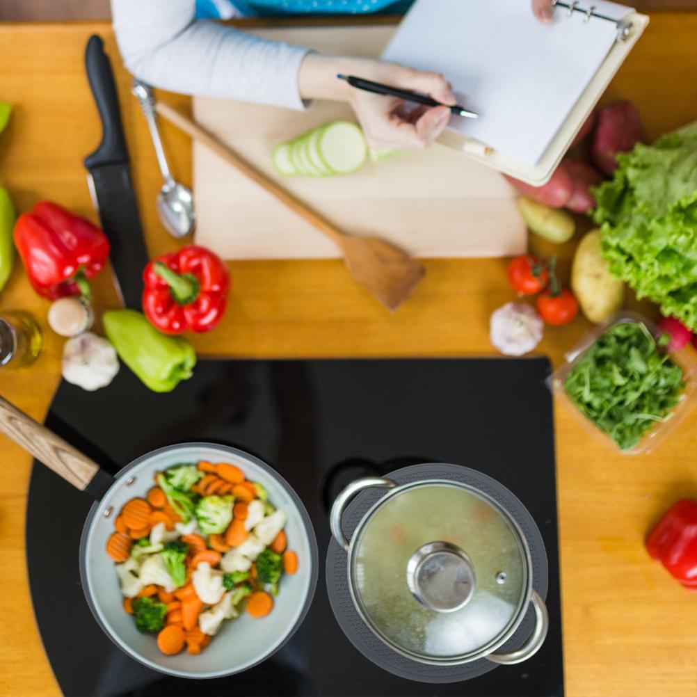 Silikon Untersetzer Matte Topfuntersetzer Mehrzweck Hitzebeständige Silikonuntersetzer Tassenisolationsmatte Isolierpad