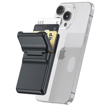 Applicable To IPhone15 Mobile Phone Card Bag Apple 14MagSafe Magnetic Card Case Wallet Back Stick Card Holder 13