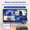 SYONG 4 in 1 Out 4K KVM HDMI Nahtloser Quad-Bildschirm Echtzeit Multi-Viewer HDMI KVM-Switch, Maus und Tastatur für Monitor teilen