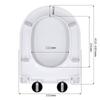 MDNG One-Touch Large U-Shaped Toilet Seat