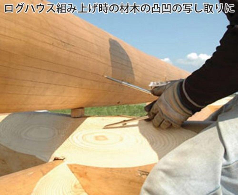 Shinwa Sokutei Podwójny rysik do drewna 77590