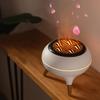 Flame Aromatherapy Diffuser Humidifier 7 Colors Light Essential Oil Diffuser With Timer And Remote Control For Desk Office