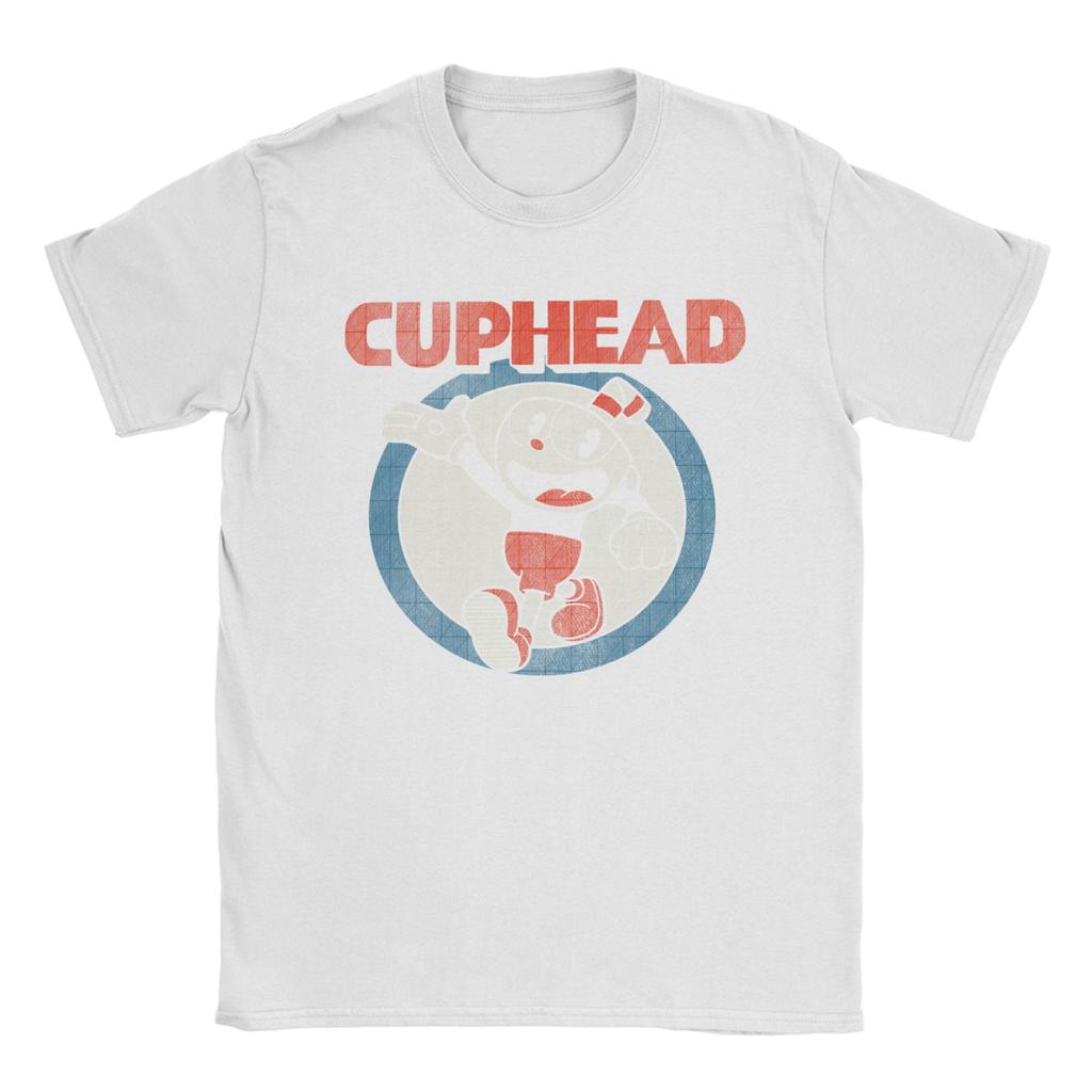 Cuphead Firsties Men T Shirts  Novelty Tees Short Sleeve Round Collar TShirts Cotton New Arrival Tops