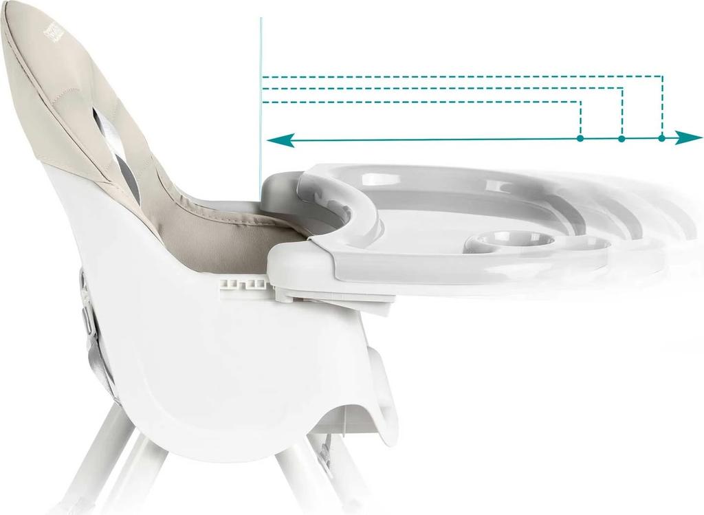 RICOKIDS Milo Highchair Gray (5908220476566)