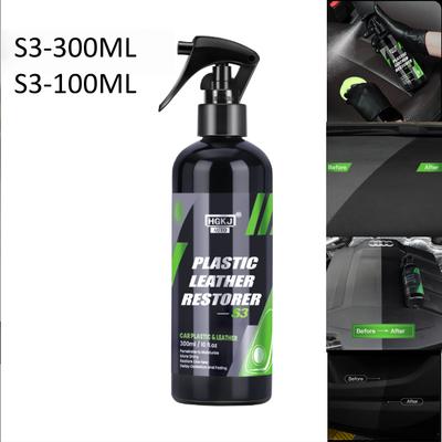 50/100/300 ml Kunststoff-Restaurator, Kunststoff-Revitalisierungsbeschichtungsmittel, Leder-Reparatur, Autositz-Renovierungsflüssigkeit, Kfz-Innenreinigungspolitur