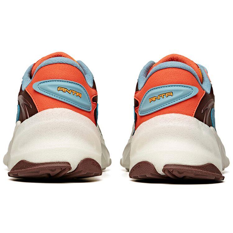 Anta Pulse Trendy Comfortable Wear-Resistant Breathable Low-Top Skate Shoes Men Sneaker Caramel-Orange 912048850-4