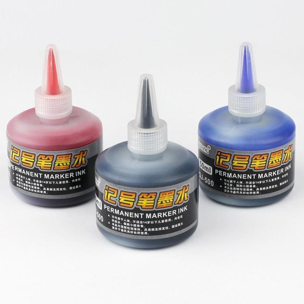 Oil Marking Pen Ink Dry Pens Refill Inks Handwriting Drawing Stationery Writing Tool Accessory School Office Supply