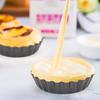 Cyimi Egg Tart Pans, 6-Piece 3-Inch Mini Tart Pans with Removable Bottoms, Cupcake Cake Pans, Muffin Pans, Baking Tools, Reusable Quiche Bakeware, Car