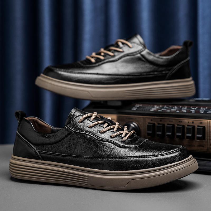 Breathable Outdoor Casual Shoes Genuine Leather Climbing Shoes Male Comfortable Sneakers Classic Tooling Men Walking Footwear