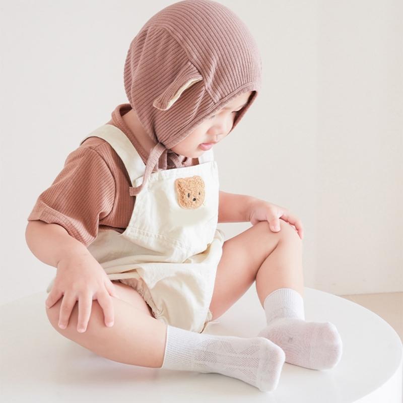 Set of 3 Pair Girls Cotton Ankle Socks Baby Hosiery with Nonslip Elastic Cuffs Design for Toddler Boys Girls Comfort