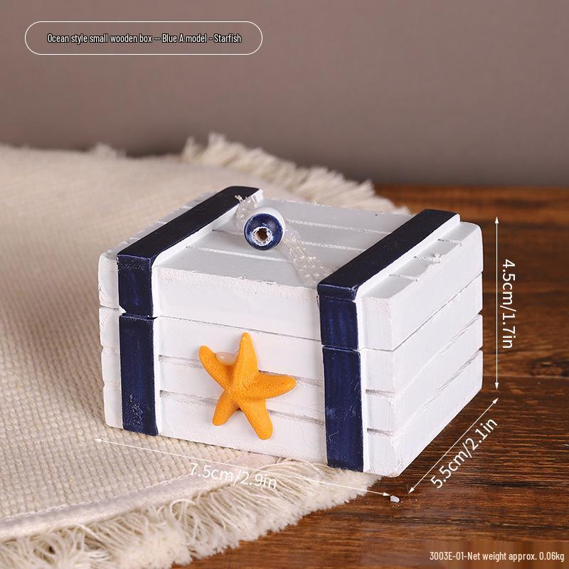 Mediterranean Ocean-Themed Wooden Decor for Home & Office