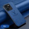 Fabric Deer Pattern Matte Cloth Leather Protection Hard Phone Cover for Realme GT 7 Pro 5G Shockproof Soft Bumper Cover