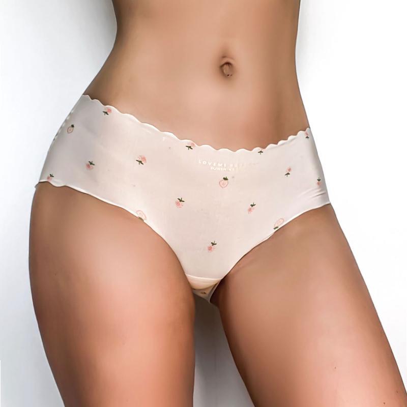 Mutandine da donna in seta ghiacciata senza cuciture, ultrasottili, estive, bikini, slip, mutandine, biancheria intima