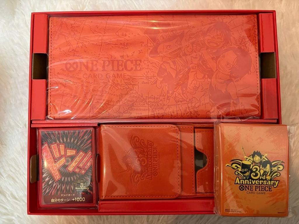 ONE PIECE Card 3rd ANNIVERSARY 5SET Box Case Power Counter Sleeve Don JP
