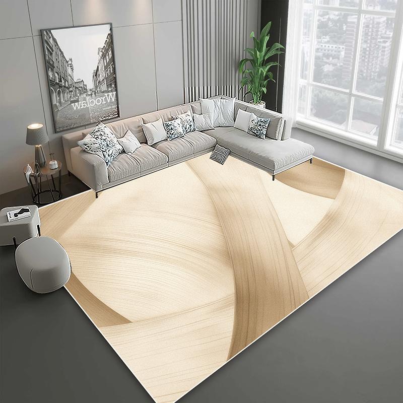 Modern Light Luxury Carpet for Living Room Abstract Decoration Large Carpets Comfort Soft Bedroom Lounge Rugs Non-slip Floor Mat