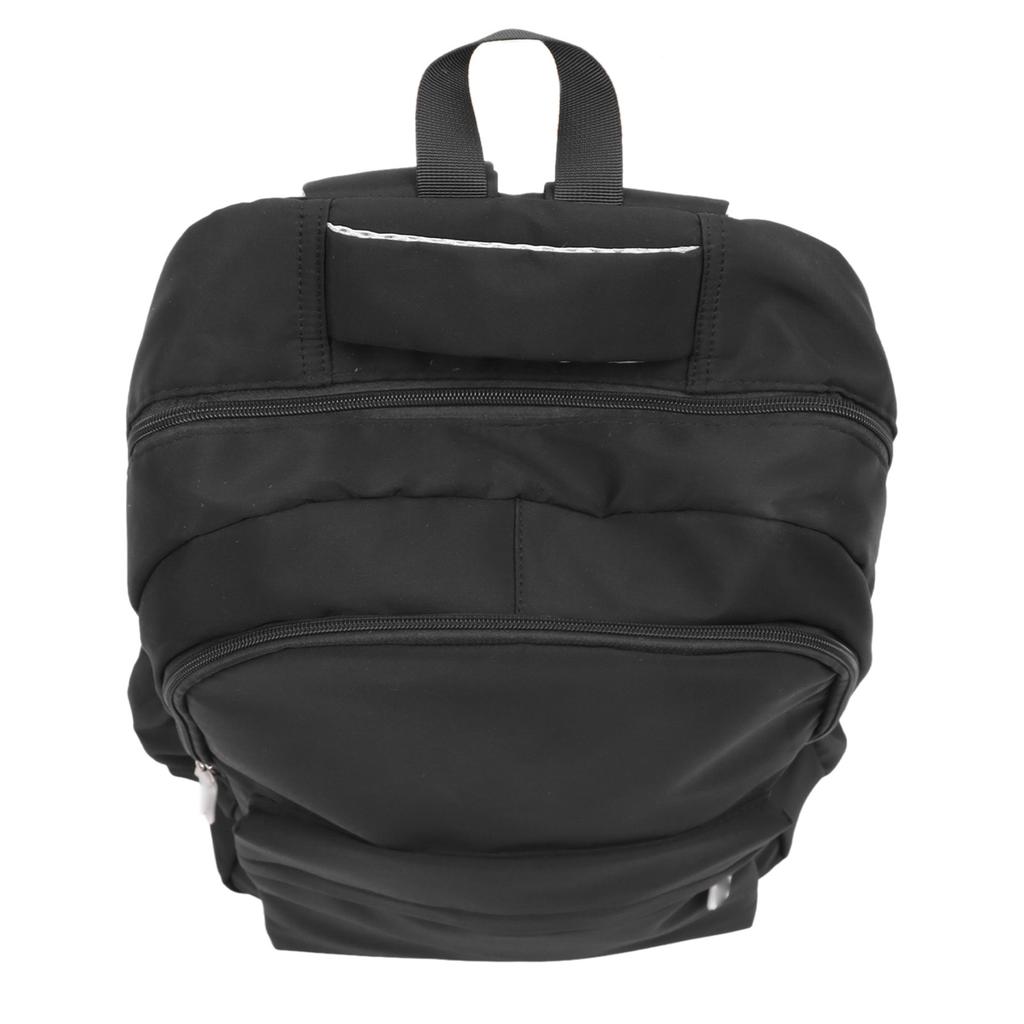 Woman Backpack for School Waterproof Multiple Storage Space Oxford Cloth Student Backpack Black Oxford Cloth