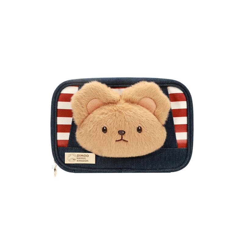 

New POP MART Dimoo Animal Kingdom Collection, Makeup Bag Storage Bag Trend Based Products PPMT-2403-0026 Makeup Bag