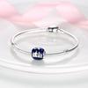 Blue Charms Series Copper Universe Butterfly Angel Spinning Eye Beads Fit Original Bracelet Diy Jewelry Women Gift