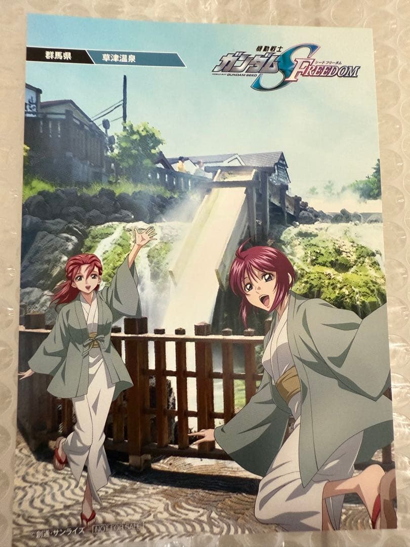 

[Б/У] Почтовая открытка-бонус за посещение Gundam SEED FREEDOM Гумма