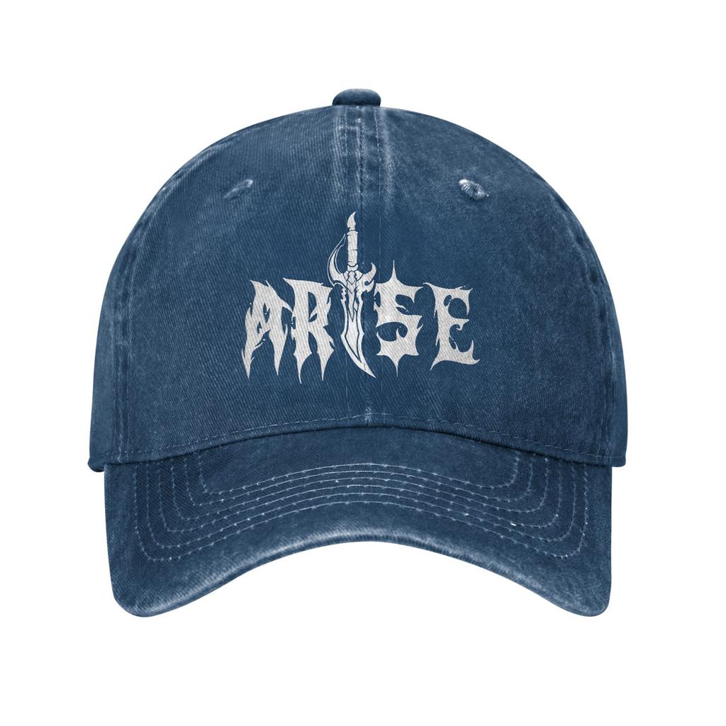 Sung Jin Woo Solo Leveling Arise Unisex Baseball Caps Knight Killer Distressed Denim Caps Hat Vintage Outdoor Golf Soft Snapback