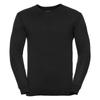 Russell Collection Mens Knitted V Neck Sweatshirt