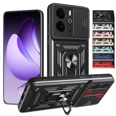 Custodia Blindata Per Realme 14 5G Realme 14T Cover Protezione Lente Con Anello Supporto Magnetico Coque Fundas Capa