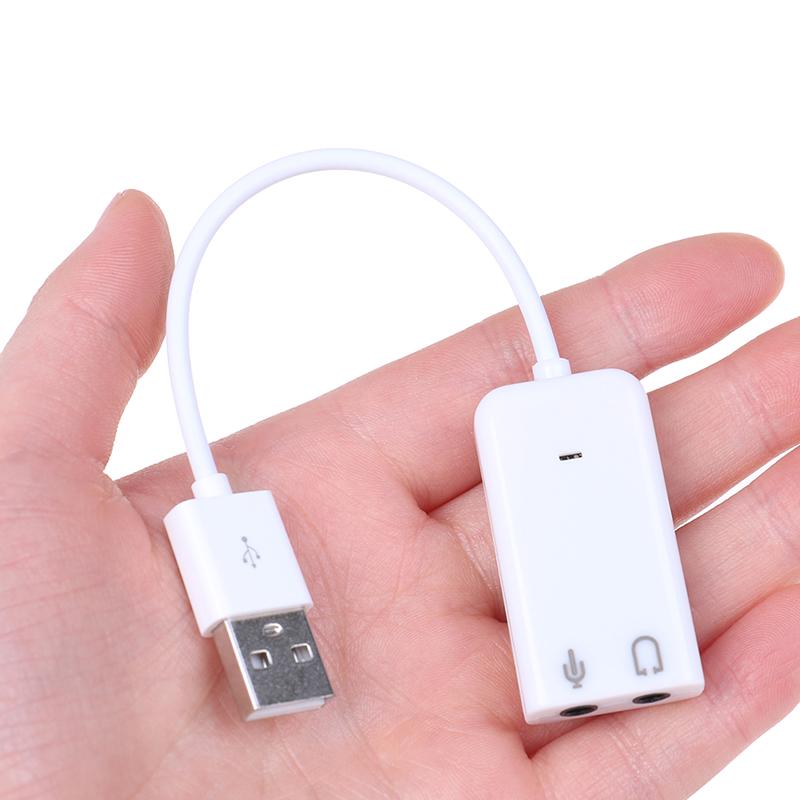External Usb Audio Sound Card Adapter 7.1 Virtual Channel With Cable 3.5Mm