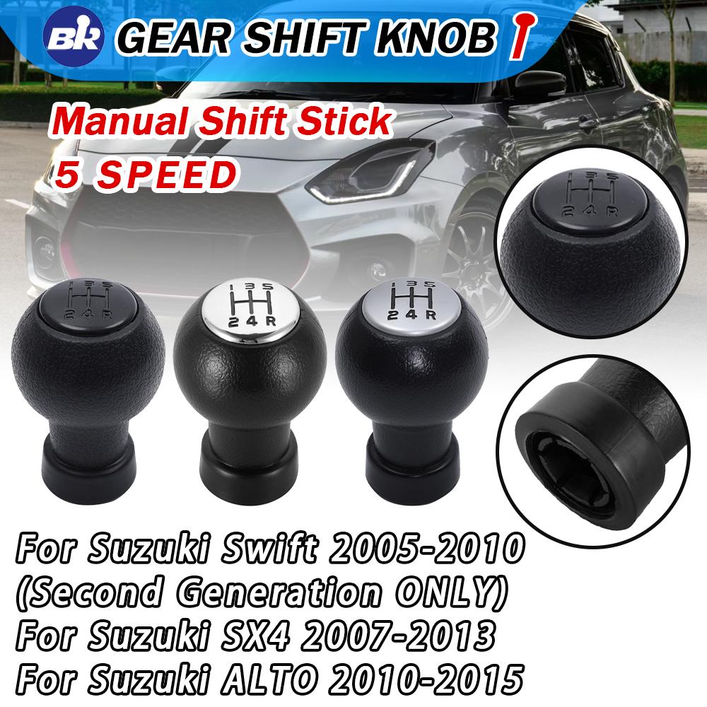 New Product Car Accessories Gear Shift Knob For Suzuki Swift SX4 2005‑2010 Fit "D" Type 5 Speed MT Adapter Automotive Interior