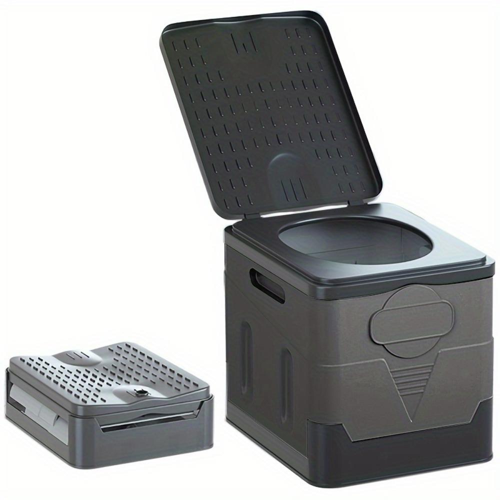 Car Folding Toilet, Portable Car Mounted Toilet, Outdoor Camping Trip, Urinal, Emergency Device On Car, Mobile Toilet