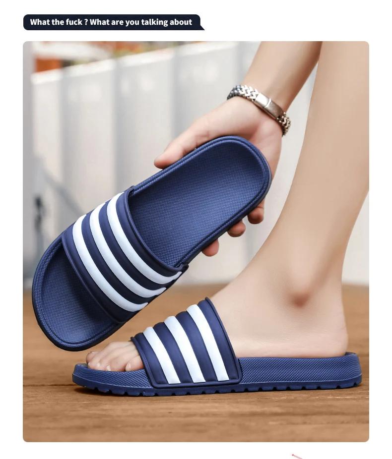 Plant-Based Eco Sandals for Men - Sustainable Thick-soled Beach Shoes EVA Slides Slippers Free Shipping