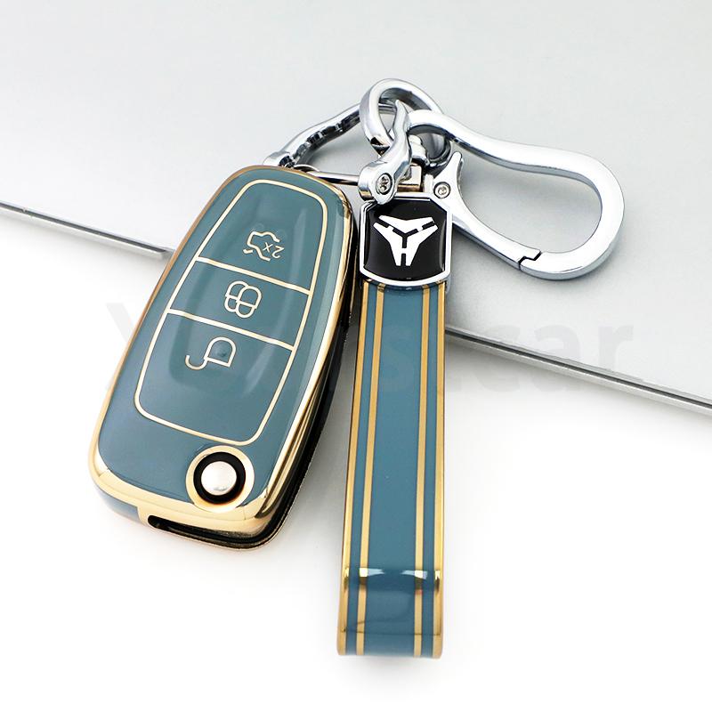 Auto Keyless For Ford Focus Galaxy Mondeo Transit Tourneo Custom Ranger C-Max S-Max Soft Fashion Tpu Car Remote Key Case Cover