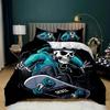 Cartoon Skateboard Bedding Set Wolf Kids Hip Hop Skateboard Sport Queen King Cute Wild Animal Polyester Quilt Cover Set