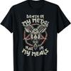 Vegan Metal T-Shirt Death In My Metal Not In My Meals Shirt T-Shirt