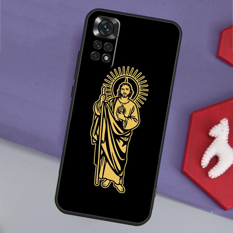 

San Judas Tadeo Funda For Xiaomi Redmi Note 14 Pro 13 12 11 9 10 9S 10S 11S 12S Redmi 14C 10C 12C 13C Case Redmi Note 12S