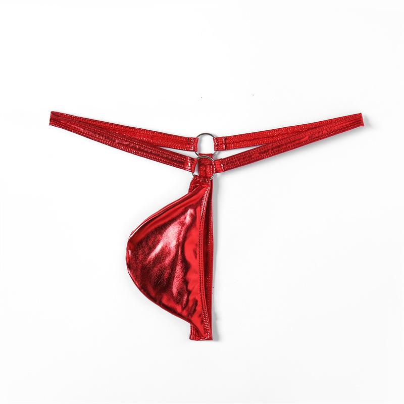 Herrenstring Herren Hüftunterhose Herren Spaß glänzendes Ringdesign Unterwäsche Herren
