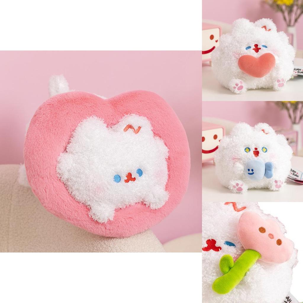 Cute Cartoon Cat Plush Toy Doll Gift For Kids 20cm Soft Short Plush Stuffed Animal