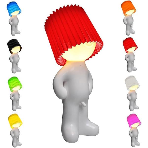 Shy Boy Table Lamp, Little Shy Man Creative Funny Night Light, Rechargeable Bedside Lamp, Perfect Christmas and Valentine's Day Home Decor Novelty