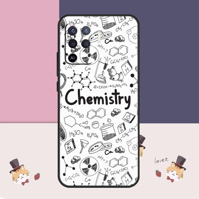 Vintage Chemistry Laboratory Case For Oppo A76 A96 A16 A60 A98 A58 A78 A18 A38 A80 A40 A77 A57 A17 A74 A54 A94 A15 A5 Pro