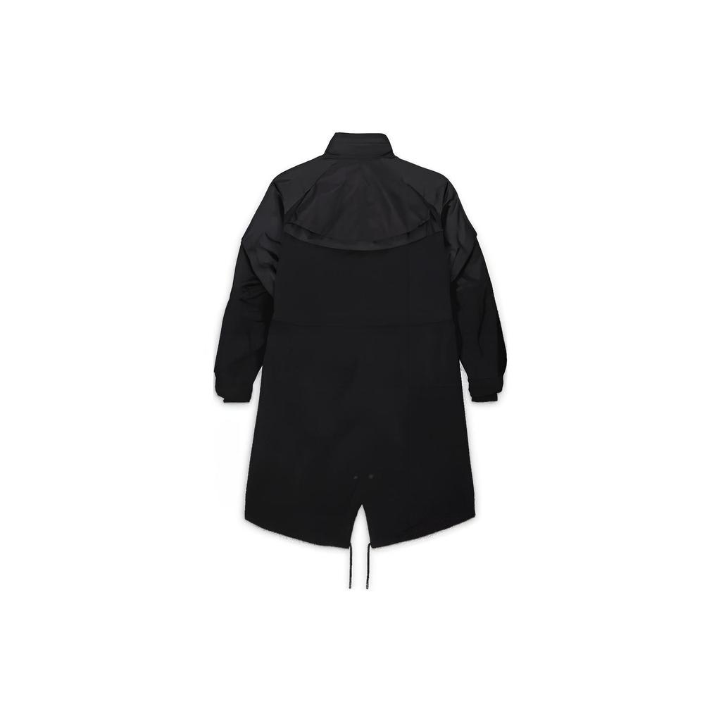 Nike X Sacai Collaborative Windbreaker With Drawstring, Patchwork, And Multiple Pockets Unisex Outerwear Black DQ9028-010