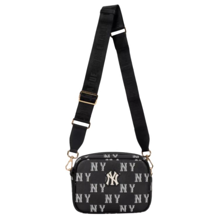 

New MLB Artificial Leather Shoulder Bag Regular Unisex Black 7ACRM084N-50BKS 18.0*5.1*13.0CM