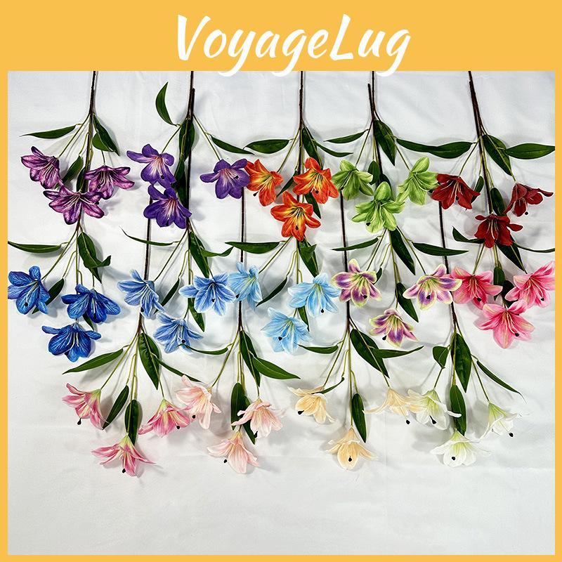 Plant Simulated Lilium Spp Wedding Hotel Restaurant Desktop Decoration Props