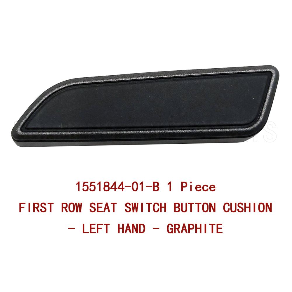 New Graphite First Row Seat Switch Button Cushion & Recliner OEM 1551844-01-B 1551845-01-B 1551846-01-B 1551847-01-B for Tesla 1 Pc CUSHION LH