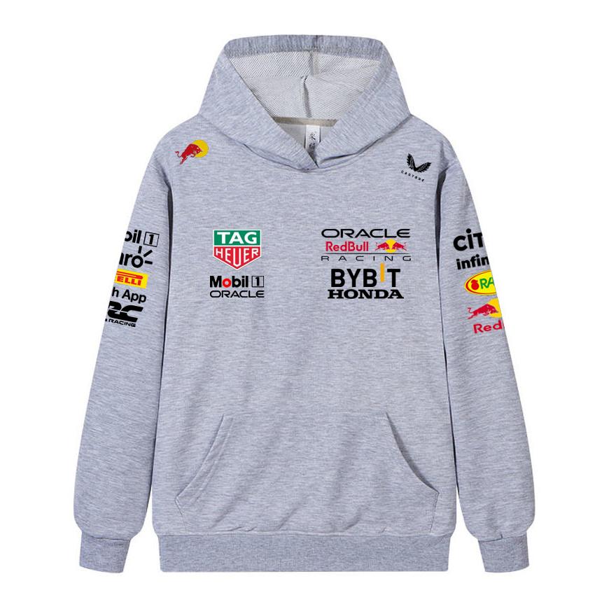 F1 Rennanzug, Red Bull Verstappen Team Uniform, Frühjahrs- und Herbst-Hoodie