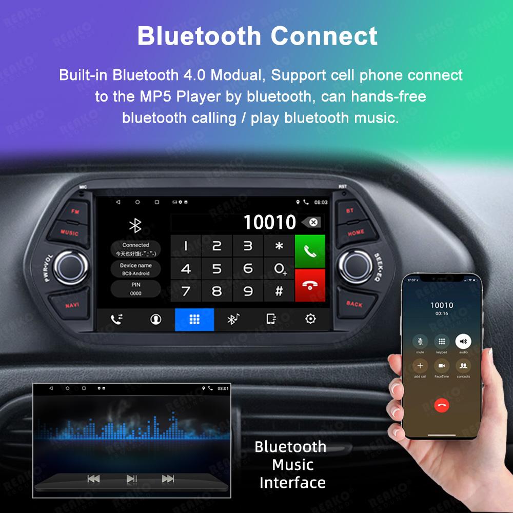 Reakosound Auto-Radio-Player Android WIFI Carplay + Android Auto GPS Navi Für Fiat Tipo Egea 2015-2017 Auto Stereo RDS KEINE DVD