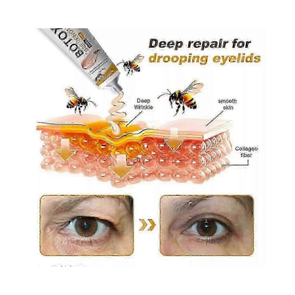 3x Bee Venom Wrinkle Removal Cream, Bee Venom Anti-Wrinkle Firming Cream, Bee Venom Lifting & Recovery Cream for All Skin Types
