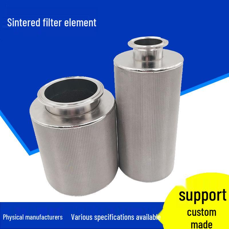 Coal Mine Hydraulic Support Filter: Stainless Steel Sintered Mesh Element for Water Treatment & Electric Traction Machines
