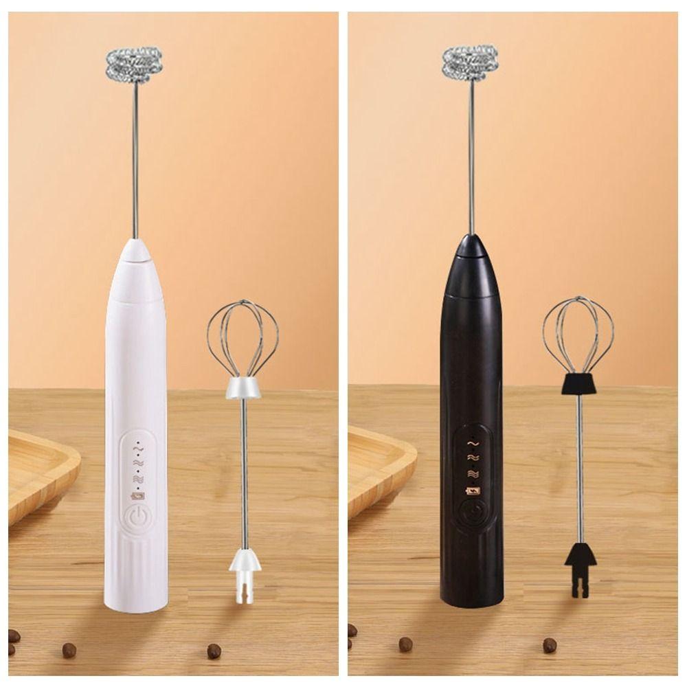 Handheld Coffee Whisk USB Rechargeable Egg Beater Drink Stirrer Electric Milk Frother  Drink