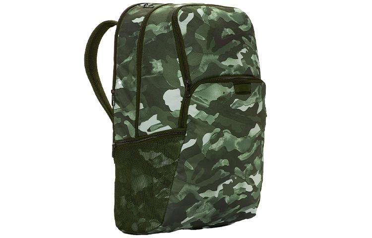 Nike Polyester Backpack Regular Unisex Green Camouflage BA6216-100